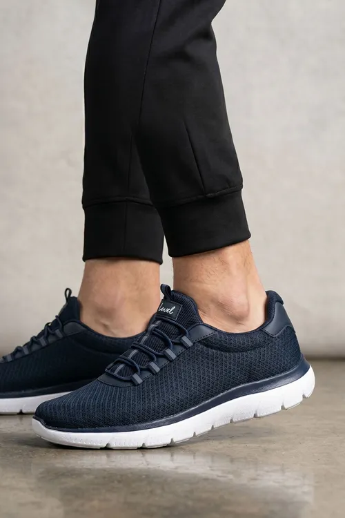 Lacivert Günlük Sneaker Unisex Yazlık Fileli Spor Ayakkabı