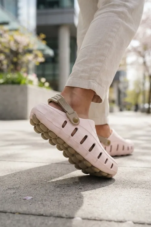 Ekru Kum Günlük Sahil Havuz Plaj Terliği Eva Unisex Terlik & Sandalet