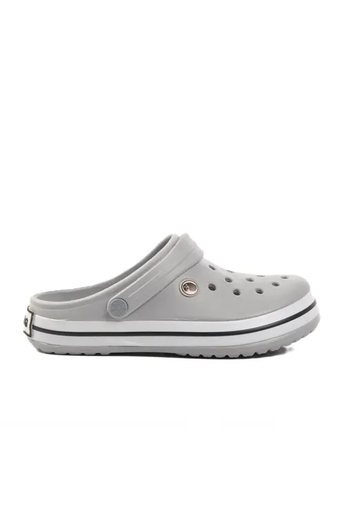 Buz-Gri Anatomik Comfort Ortopedik Günlük Erkek Terlik&Sandalet