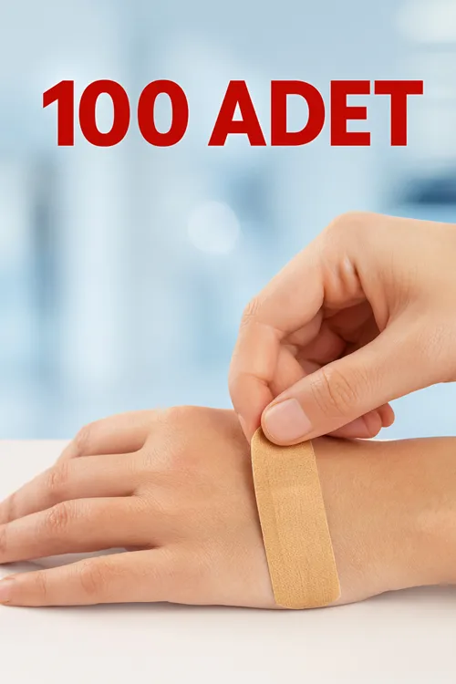 Bez Yara Bandı 10'lu 10 Paket 100 Adet Pratik Kullanımlı