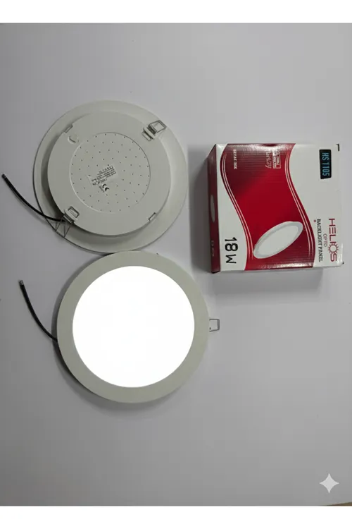 18W Beyaz Işık Led Spot Panel Lamba Dahili Trafolu Dış çap 21.3cm İç çap 17cm