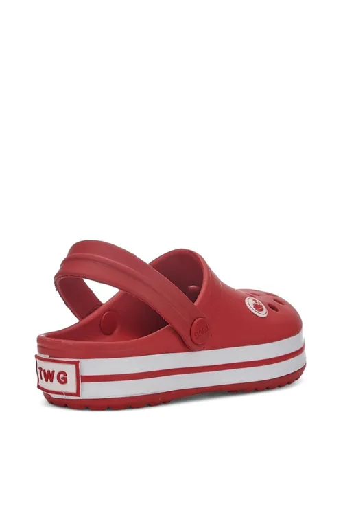 Kırmızı Ortopedik Günlük Unisex Çocuk Terlik&Sandalet