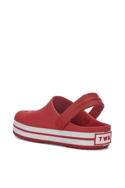Kırmızı Ortopedik Günlük Unisex Çocuk Terlik&Sandalet
