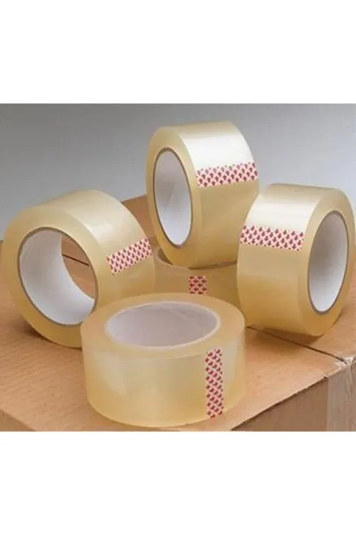Şeffaf Koli Bantı (Akrilik) 45 Mm X 100 Mt - 6'lı