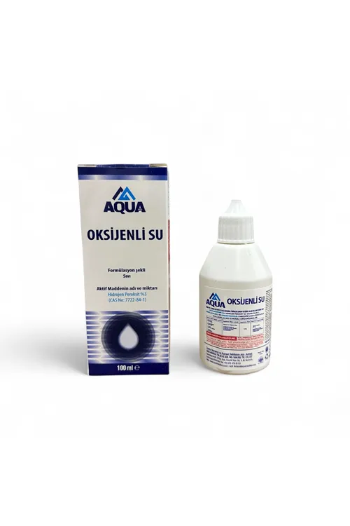 bozkarmedikal Oksijenli Su 100 ml - %3 Hidrojen Peroksit 100 ml | Dezenfektan & Antiseptik Çözüm