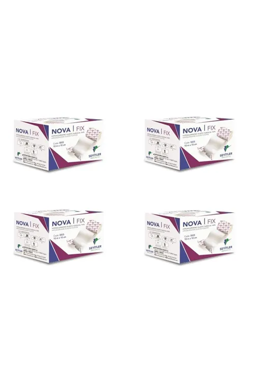 Nova-fix Esnek Sabitleme Bandı Fix Flaster Bant 10m X 10cm 4 Adet