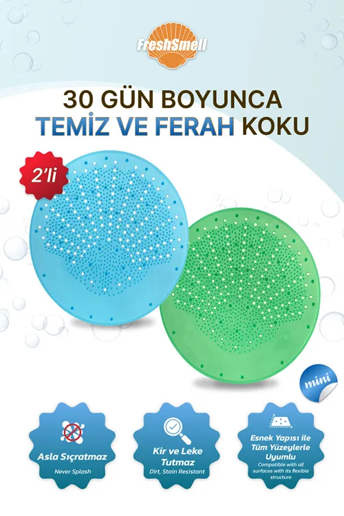 Koku Giderici | Çok Amaçlı, Banyo,Tuvalet,Pisuvar, Lavabo - 30 Gün Ferahlık |Mini, 2'li Okyanus ve Mango