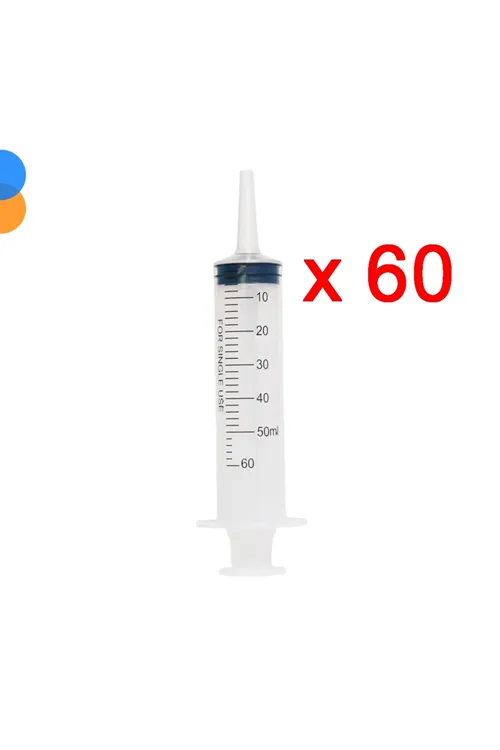 Çam Uçlu 50ml Beslenme Enjektörü (Gavaj Enjektör) 60'lı Kutu
