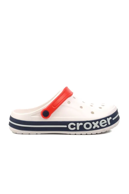 Croxer Beyaz Unisex Ortopedik Doktor Aşçı Hastane Plaj ve Günlük Ev Terliği