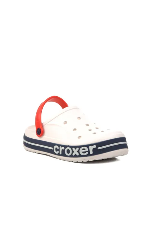 Croxer Beyaz Unisex Ortopedik Doktor Aşçı Hastane Plaj ve Günlük Ev Terliği