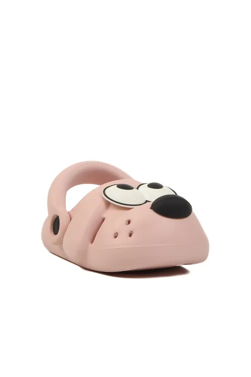 Doggy Pudra Köpek Figürlü Sevimli Günlük Bahçe Sahil Plaj Kreş Unisex Çocuk Terlik&Sandalet