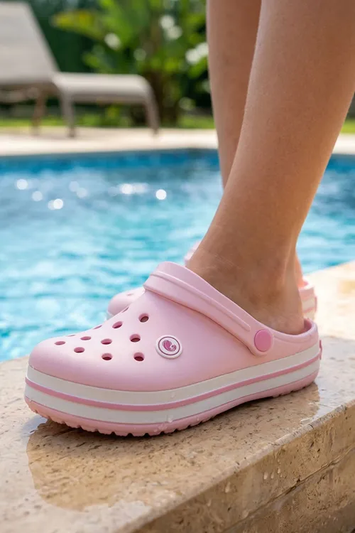 Pembe Anatomik Comfort Çocuk Terlik