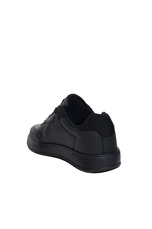Siyah Unisex Hafif Rahat Taban Günlük Yürüyüş Sneaker Spor Ayakkabı