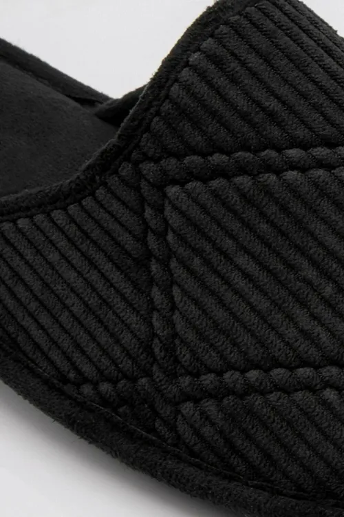Comfort Unisex Siyah Ev Terliği Rahat Hediyelik Çeyizlik Misafir Terliği