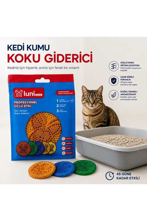 Kedi Kumu Ve Tuvaleti Koku Giderici, Mango Kokulu Idrar Ve Çişi Süzgeci Kokusuz Tuvalet Için
