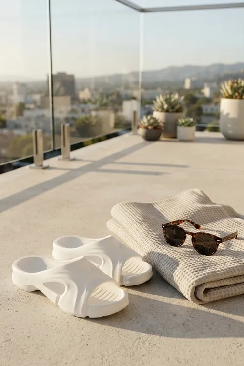 Beyaz Günlük Balkon Bahçe Havuz Plaj Terliği Unisex Terlik