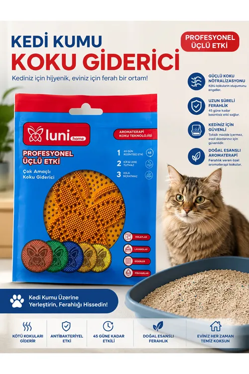 Kedi Kumu Ve Tuvaleti Koku Giderici, Mango Kokulu Idrar Ve Çişi Süzgeci Kokusuz Tuvalet Için