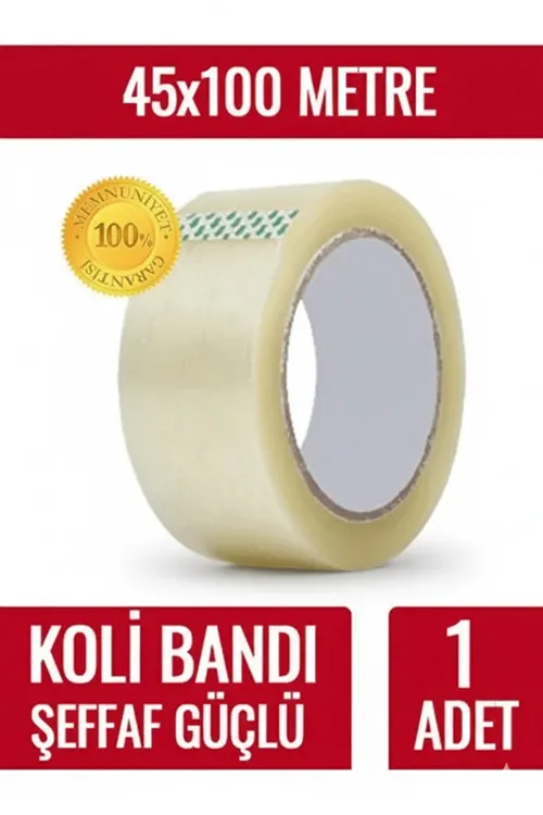100 Metre Holtmelt 1.kalite Koli Bandı Şeffaf Kolay kopabilen kalite garantili
