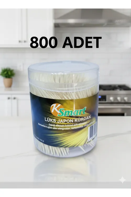 Ahşap Kürdan 800 Adetli Kutu