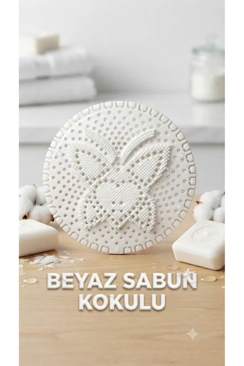 Beyaz Sabun Kokusu 10 Adet Lavabo Banyo Dolap Gider Pisuvar Süzgeci Beyaz Sabunlu Koku Giderici