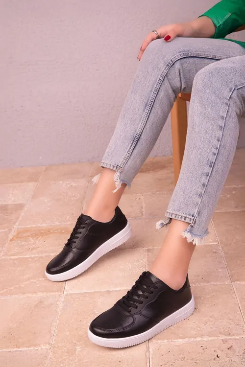 Lifestyle Siyah Unisex Spor Ayakkabı Günlük Sneaker