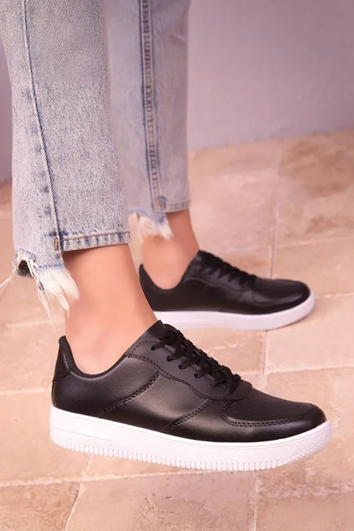 Lifestyle Siyah Unisex Spor Ayakkabı Günlük Sneaker