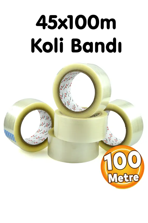 45x100 metre Koli Bandı - 3 Adet