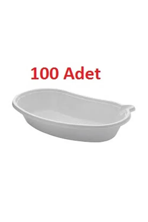 Böbrek Küvetitek Kullanımlık Plastik-100 Adet