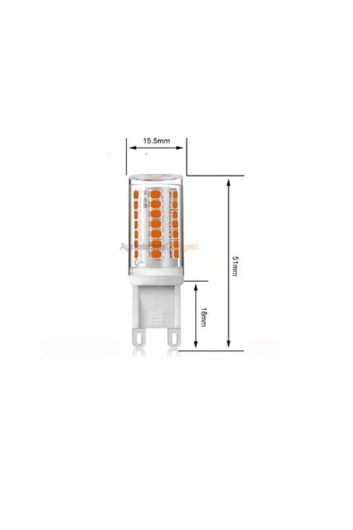 3 Watt Ledli Kapsül G9 Duylu 220v Beyaz Işık Ct-4249b