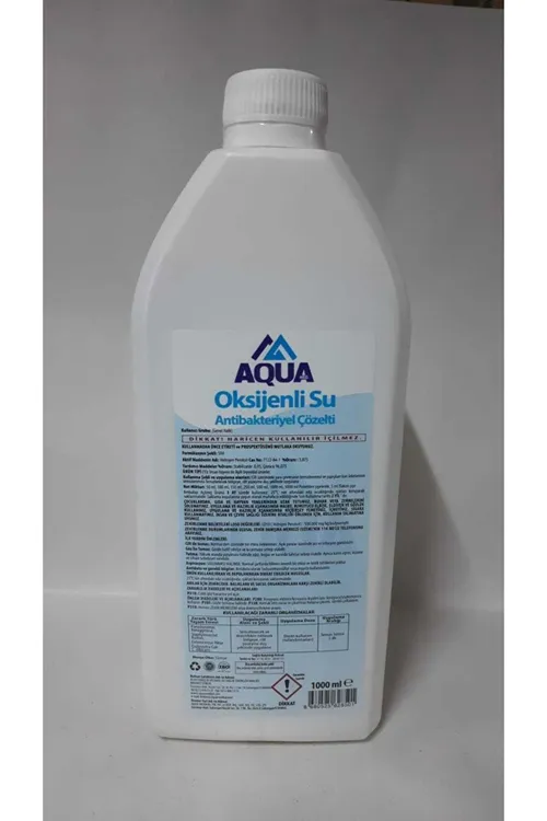 Oksijenli Su 1 Litre Ilk Yardım Malzemesi