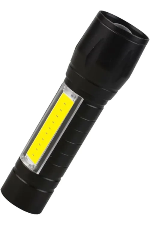 Ct-8024 Flaşörlü Mini Polis El Feneri Üç Fonksiyonlu Işık Kaynağı