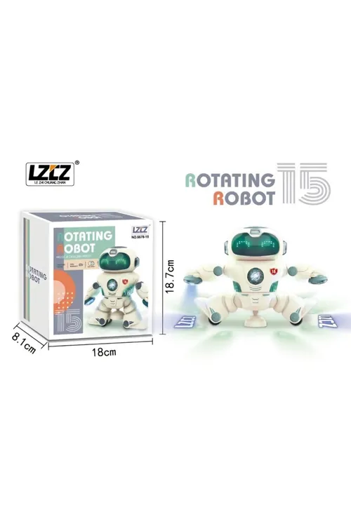 Oyuncak Robot Sesli Işıklı Dans Eden Pilli Robot Kaliteli Yeni Model Robot