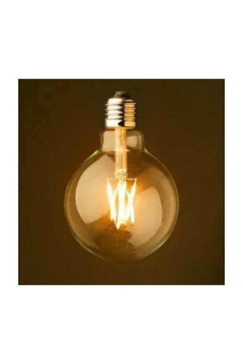 6w E27 Duylu 2700k SARI IŞIK G95 Flamanlı Rustik Ampul