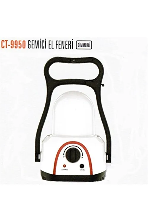Ct-9950 Gemici El Feneri / Işıldak / Şarjlı Kampçı Lamba Gece Feneri, Standart
