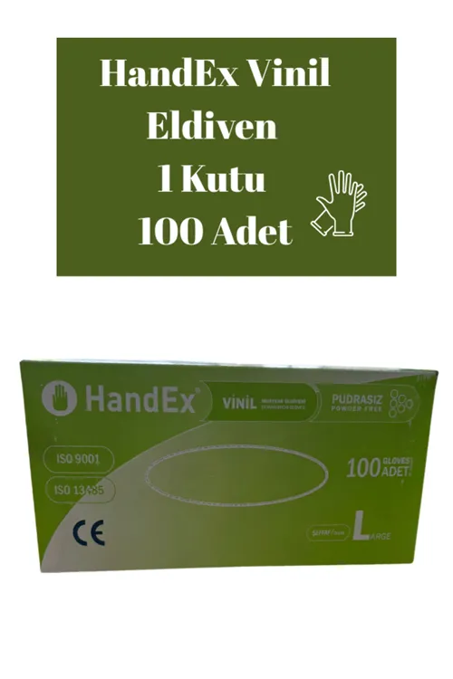 Vinil Muayene Eldiveni L Beden