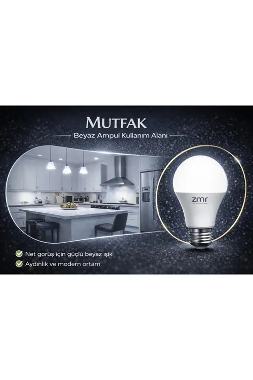 LUMIXA 10 WATT 810 LM BEYAZ RENK AMPUL 10 ADET