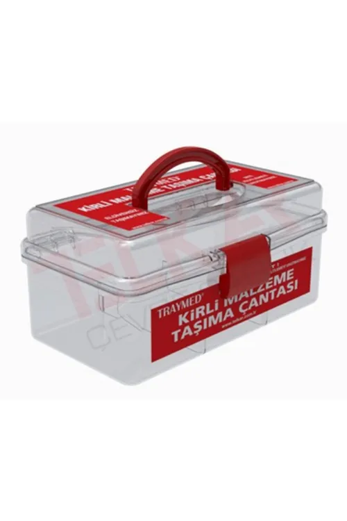 KİRLİ CERRAHİ ALET TAŞIMA SETİ KÜÇÜK-ŞEFFAF