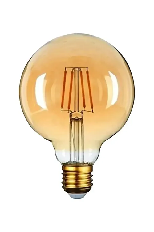 6w E27 Duylu 2700k SARI IŞIK G95 Flamanlı Rustik Ampul