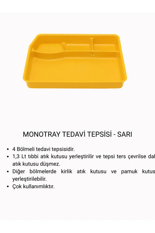 Monotray Tedavi Tepsisi