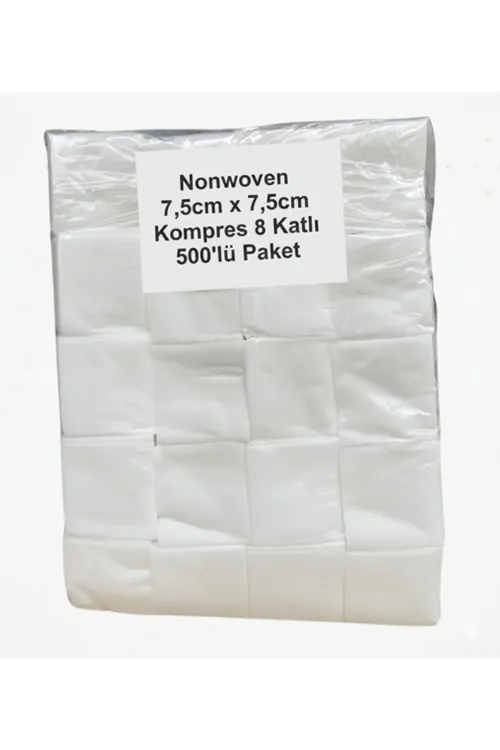 7,5x7,5 NonWoven Nonsteril Kompres 500lü