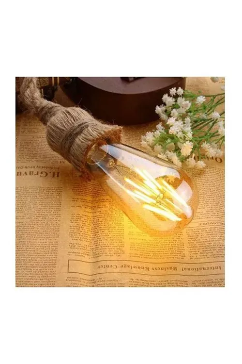 (5ADET)Ct-4290 8W.E27 2700k Sarı Led Rustik Ampul