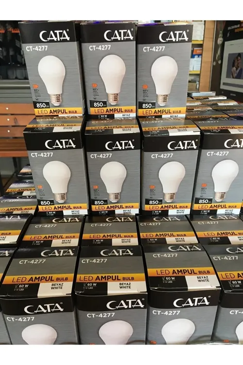 CT-4277 9W LED Ampul BEYAZ 6400K(100 Adet)