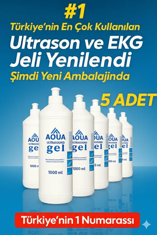 5 Adet EKG Jeli , EEG, EMS, Epilasyon Jeli, Ultrason Jeli ve Kayganlaştırıcı Jel