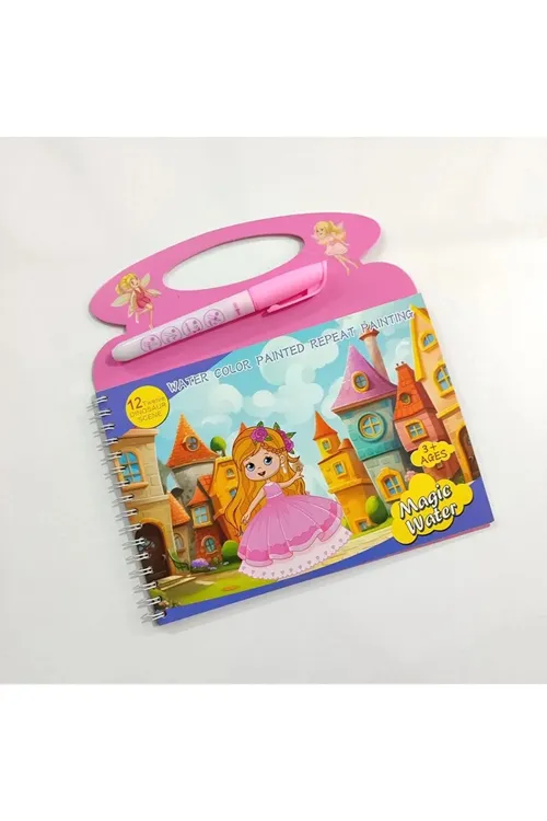 Peri Prenses Dünyası Boyama Kitap - Sihirli Özel Kalem ile Boyama Kitabı