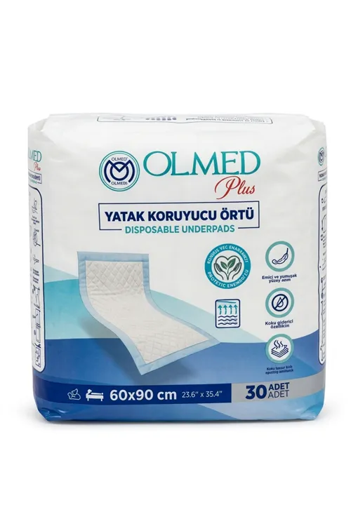 60x90 Cm Kedi Köpek Çiş Pedi 30'lu X 4 Paket (120 Adet)