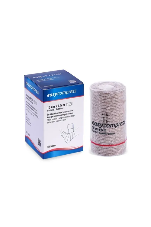Compress Kısa Germe Bandajı, Lenfödem Bandajı, Kompresyon Bandajı 10cmx4,5cm