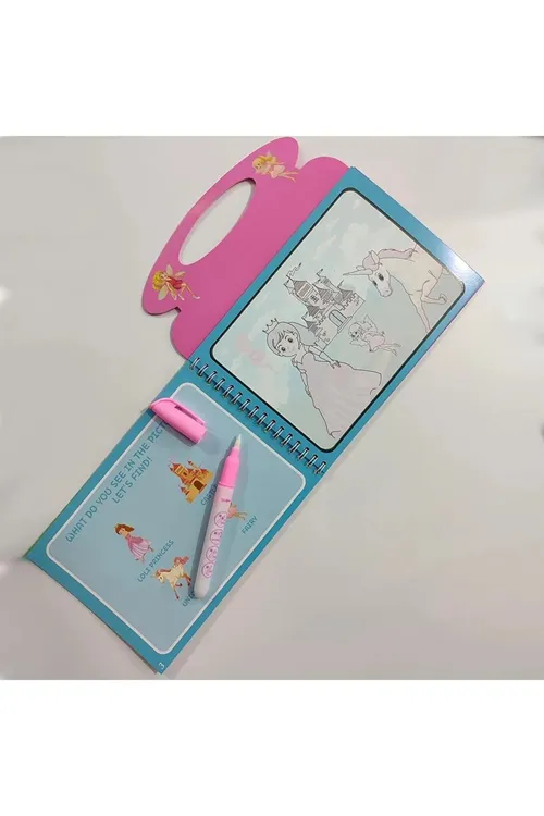 Peri Prenses Dünyası Boyama Kitap - Sihirli Özel Kalem ile Boyama Kitabı