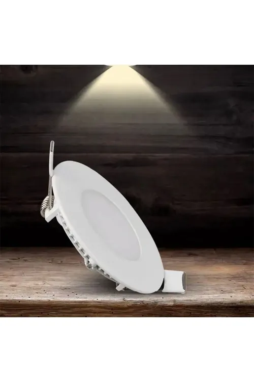 3w Sıva Altı Slim Led Panel Beyaz Işık Spot Lamba