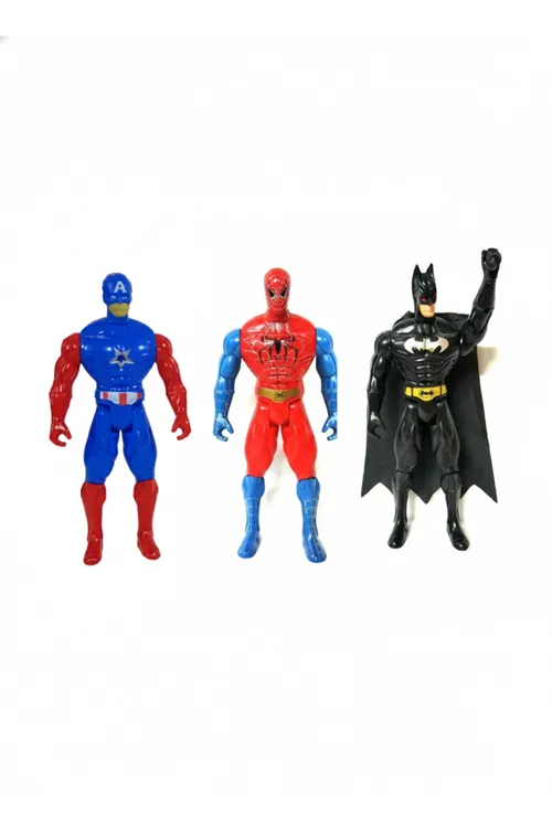 Süper Kahramanlar Batman - Örümcek Adam - Kaptan Amerika Oyuncak