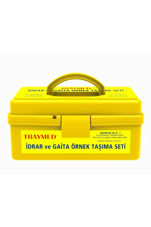 İdrar - Gaita Örnek Taşıma Çantası Küçük - Sarı